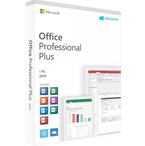 Office pro plus 2019 - ms, dvd