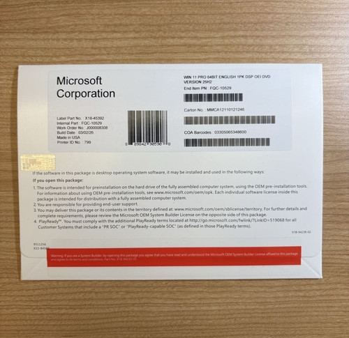 Windows pro bit - 11, 64