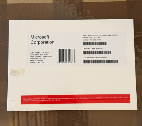 Windows server 2025 standard - 2025,