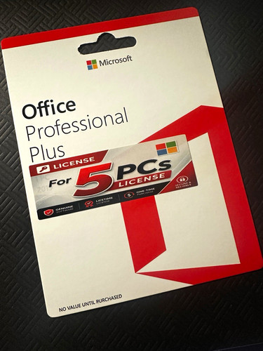 Microsoft office pro - 5,