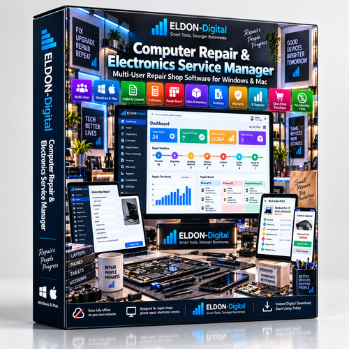 Computer repair shop software - repair,