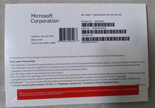 Windows home bit dvd - windows,