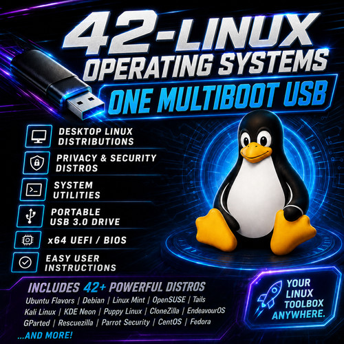 Linux one usb drive - os,