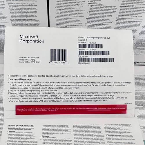 Windows pro genuine - 11, dvd